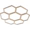 Ekena Millwork Florin Wood Fretwork Pierced Ceiling Medallion, Alder, 16"OD x 6 7/8"ID x 1/4"T CMWP16X16X0250FOAL - alternate 4